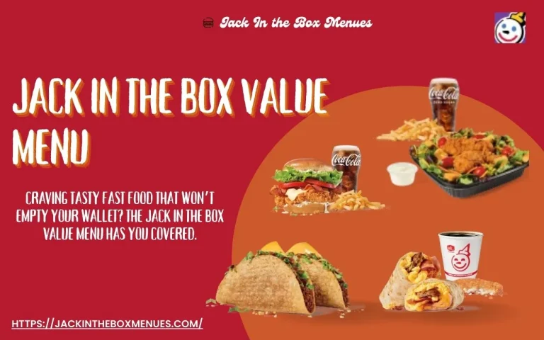 Jack in the Box Value Menu 2025: Best Nov Prices, Items & Deals Under $4 5 Jack in the Box Value Menu