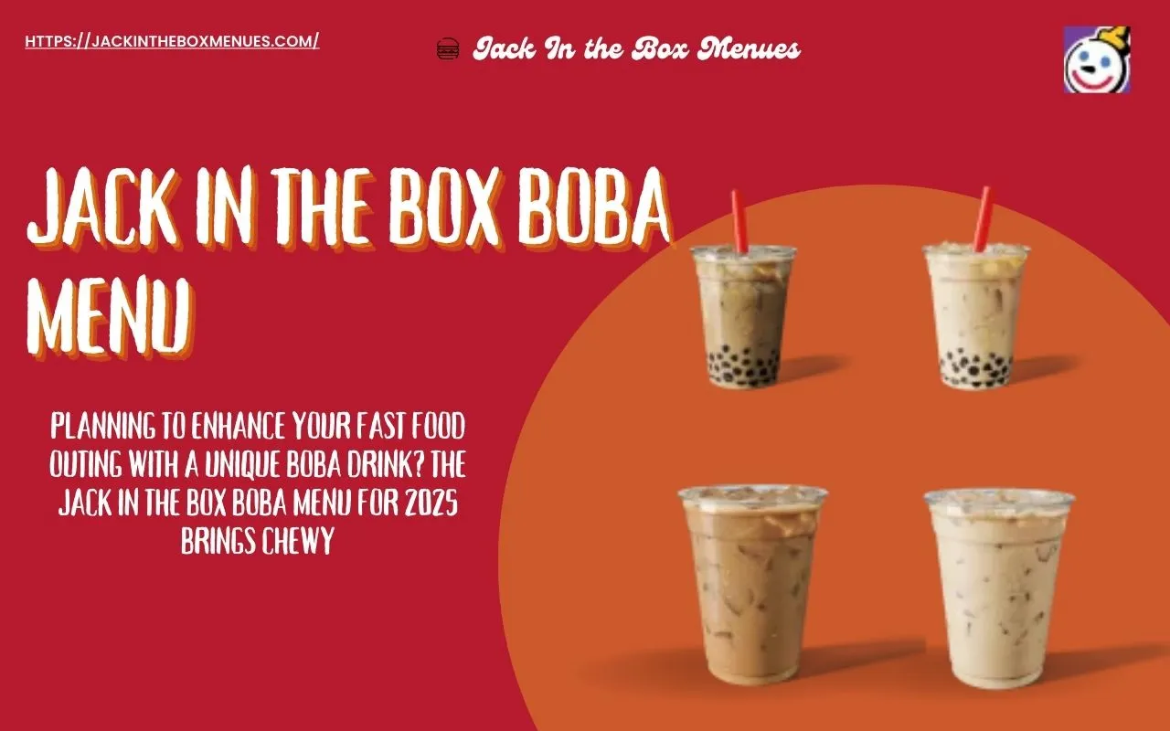 Jack in the Box Boba Menu