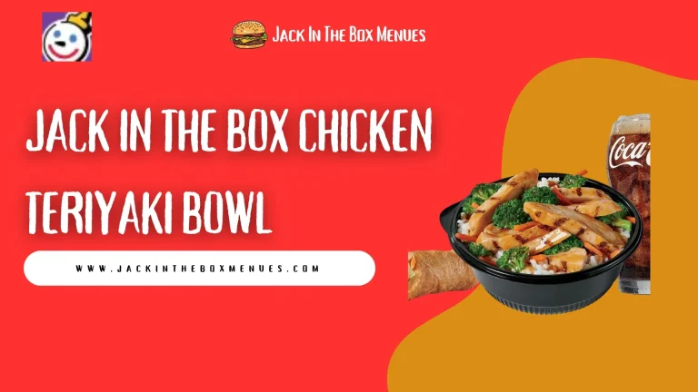 Jack in the Box Chicken Teriyaki Bowl